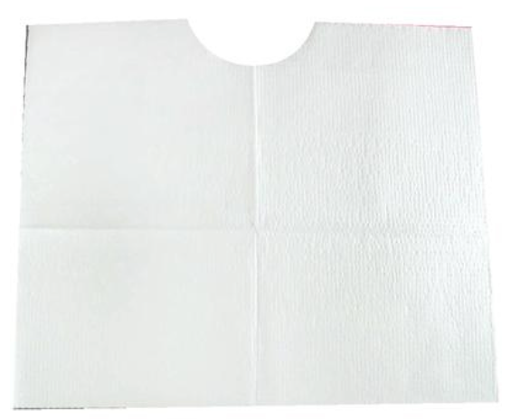 Tidi 917341 Contour Neck Dental Patient Bibs 17