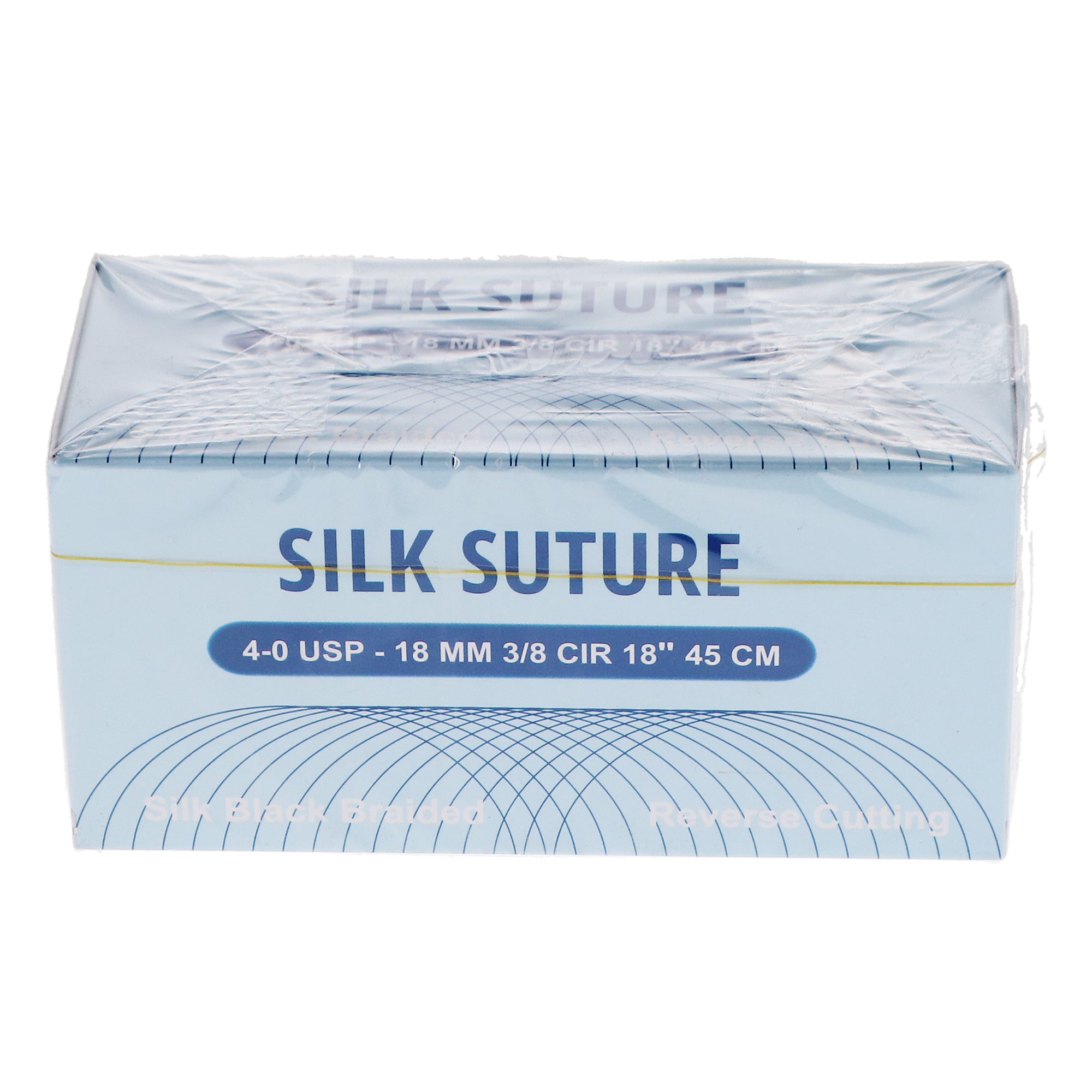 House Brand Dentistry 103142 Silk Suture 4-0 Reverse Cutting 19MM 3/8