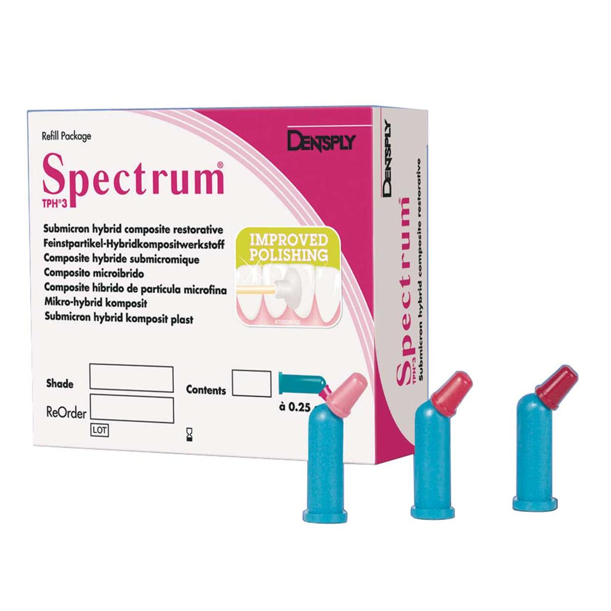 Dentsply 606.05.213 TPH3 Spectrum Microhybrid Composite Restorative Compules C4 10/Pk