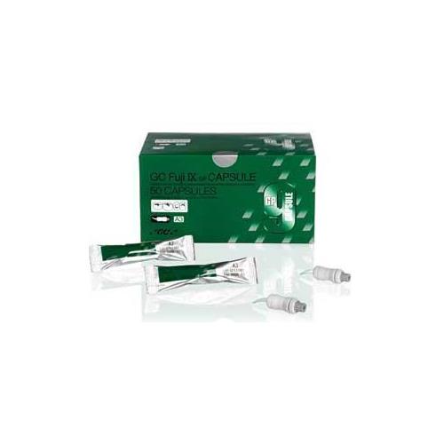 GC 000166 Fuji IX GP Packable Posterior Glass Ionomer Restorative Capsules Regular Set A2 50/Pk EXP Jul 2025
