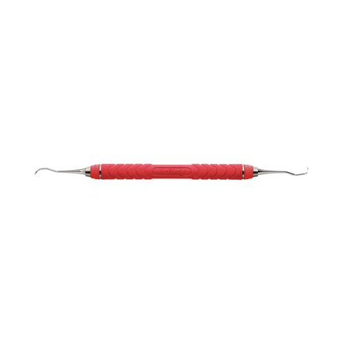 Hu-Friedy S204SDC8E2 Double End #204SD Dental Sickle Scaler With #8 Handle Red