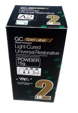 GC 002505 Fuji II LC Light Cure Universal Restorative Powder 15 Gm A2 (000196)
