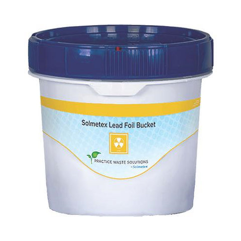Solmetex PWS-LB-A Dental Lead Apron Waste Bucket 2 Aprons Max