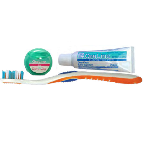 OraBrite 41996 Oraline Healthy Gum Patient Dental Bundle Toothpaste 49007KB