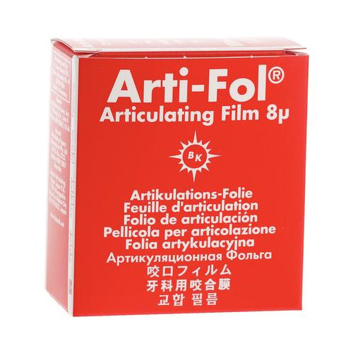 Bausch BK25 Arti-Fol II Metallic Articulating Film 2-Sided Red .00032