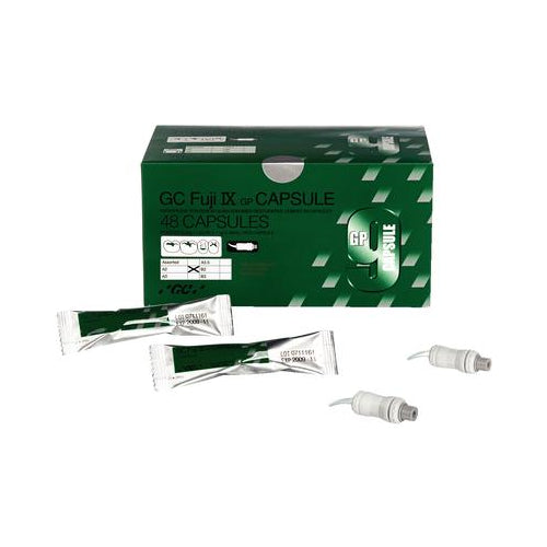 GC 425081 Fuji IX GP Glass Ionomer Packable Posterior Restorative Capsules A2 48/Bx