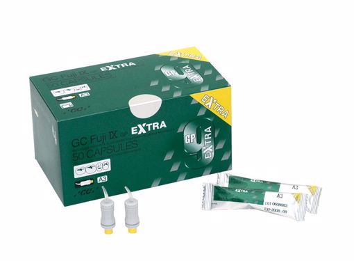 GC 012251 Fuji IX GP Extra Glass Ionomer Dental Capsules A3.5 50/Pk 002537