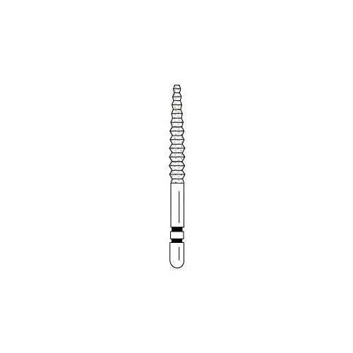 Premier Dental 2015585 Two Striper FG Friction Grip ST11 Gross Reduction Coarse Grit Diamond Burs 5/Pk