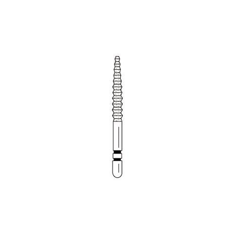 Premier Dental 2015585 Two Striper FG Friction Grip ST11 Gross Reduction Coarse Grit Diamond Burs 5/Pk