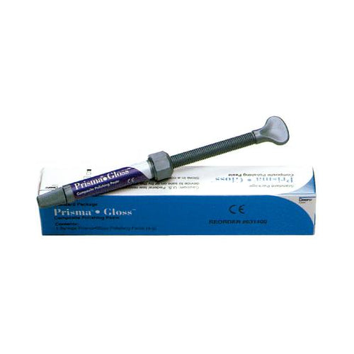 Dentsply Caulk 631400 Prisma-Gloss Fine Grit Composite Polishing Paste Syringe 4 Gm