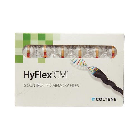 Coltene Whaledent H8190825 Hyflex CM NiTi Memory Files 19mm .08 #25 6/Pk