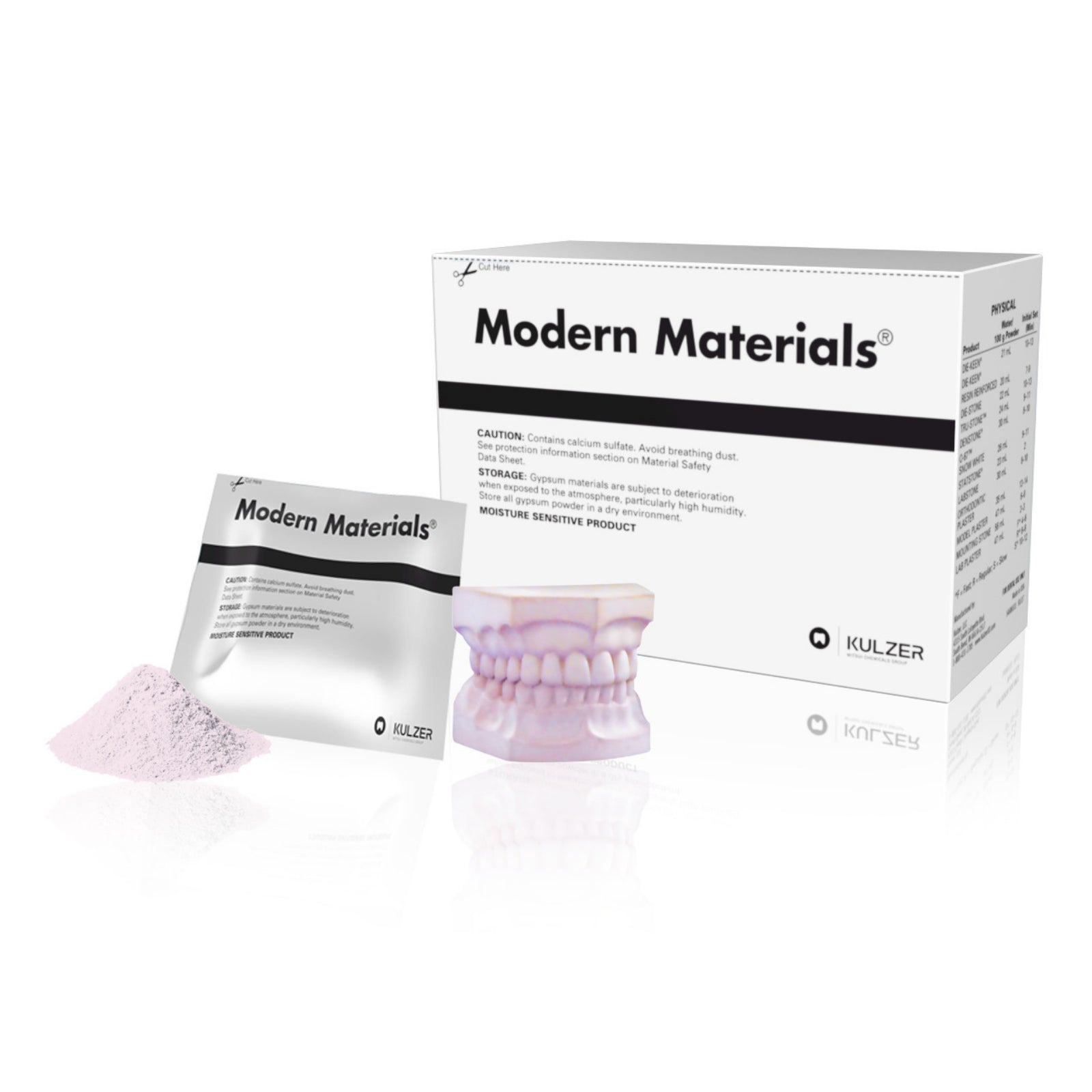 Kulzer 50046865 Modern Materials StatStone Packets 24/Pk 120gm EXP Nov 2024