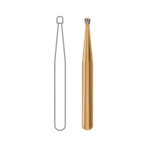 Beavers Kerr Dental Midwest Friction Grip FG #7002 12 Blade Round Trimming & Finishing Burs 100/Pk