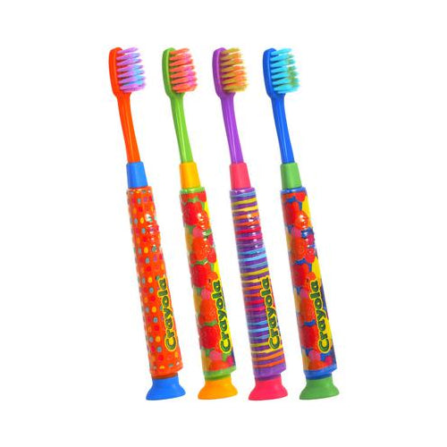 Sunstar Butler 234P GUM Crayola Deep Clean Kid's Toothbrushes Ultra Soft 12/Bx