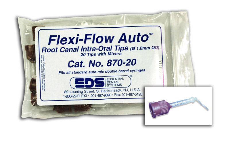 Essential Dental Systems 870-20 Flexi-Flow Auto Post Syringe Tips 20/Pk