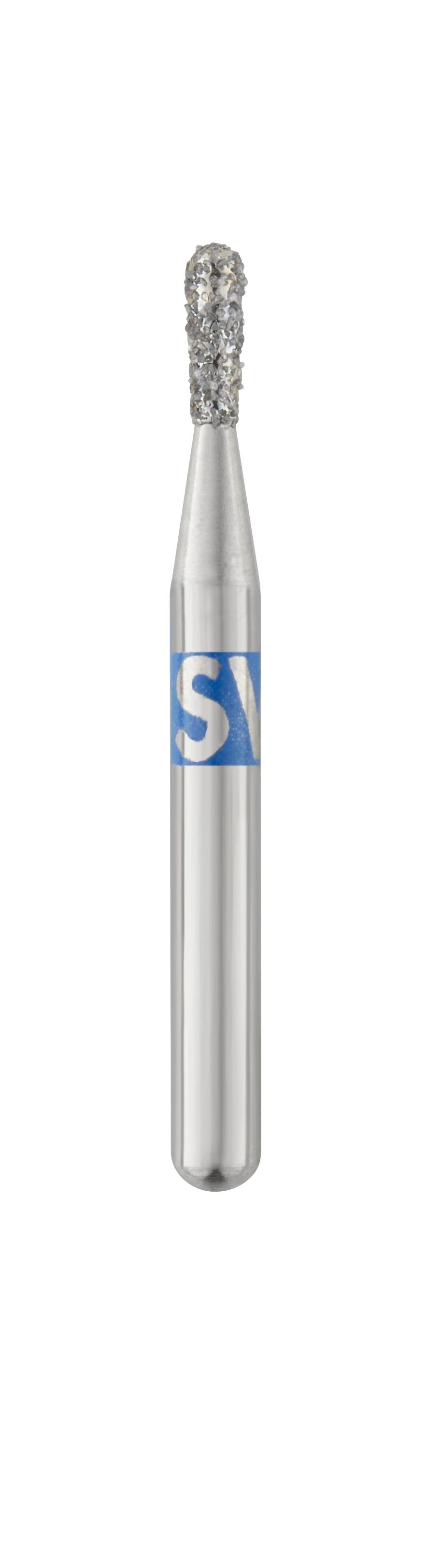 SS White 830-012M Piranha FG Friction Grip Pear Shaped Medium Grit Diamond Burs 25/Pk