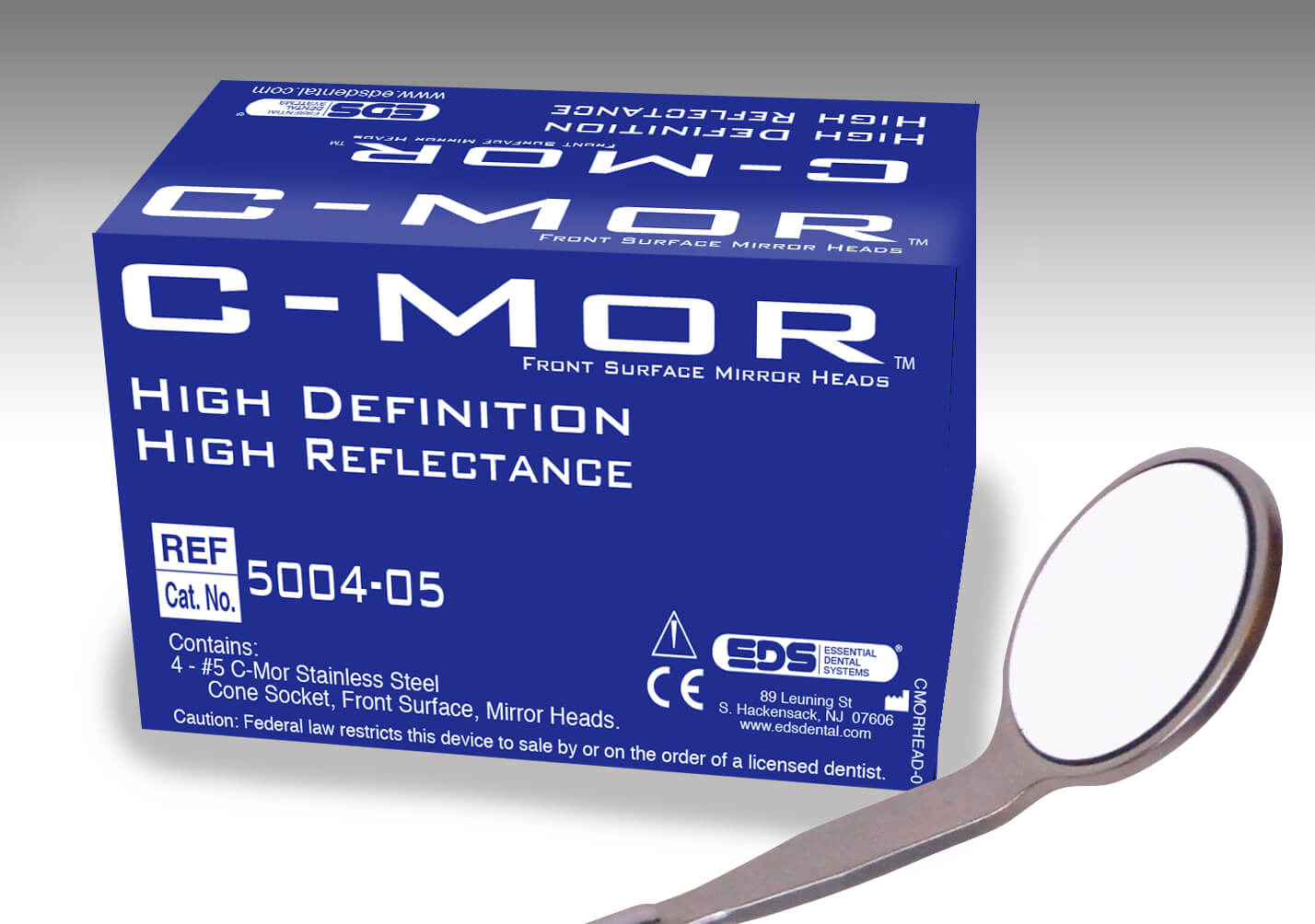 Essential Dental Systems 5004-05 Ultra Bright Oral Mirror Heads #5 Front Surface 4/Pk