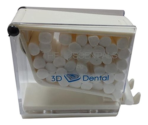 House Brand CRD Cotton Roll Dispenser Push White Nonskid Base 134 x 100 x 48 MM