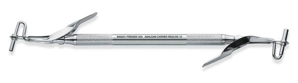 Premier Dental 9062201 Double End Metal Amalgam Carrier Regular Large