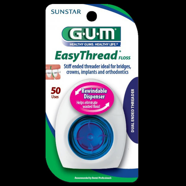 Sunstar Butler 3200D GUM EasyThread Floss Samples 5 Per Pack x 50/Pk