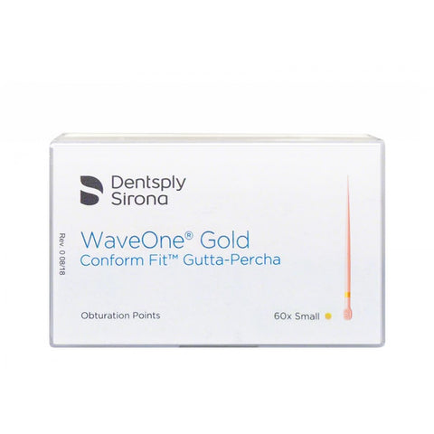 Dentsply Maillefer B00WGGPF00SML Conform Fit WaveOne Gold Gutta Percha Points Small 60/Pk