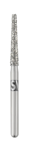 SS White 850-012SC Piranha FG Friction Grip Round End Taper Super Coarse Grit Diamond Burs 25/Pk