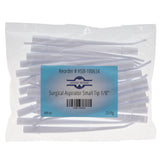 House Brand Dentistry 100634 HSB Surgical Aspirator Tips Small 1/8" White 25/Pk