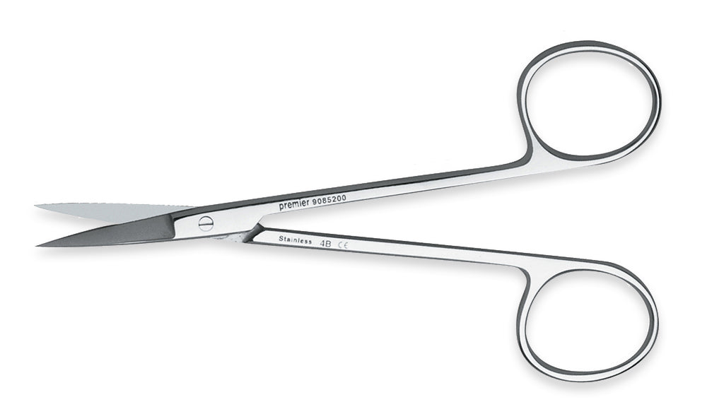 Premier Dental 9085200 Surgical Scissors Iris Straight Delicate 4 1/2'' Ea