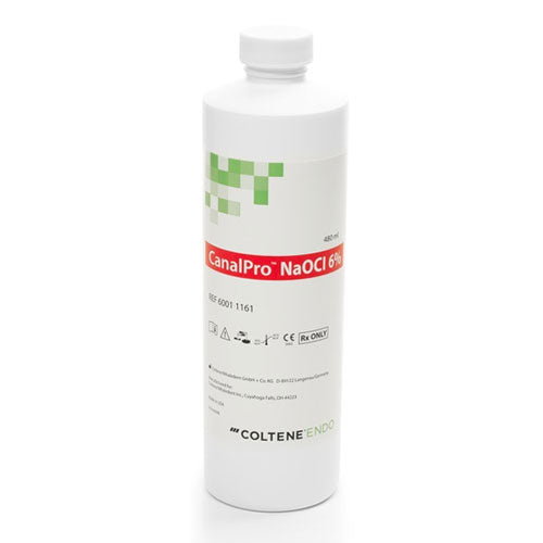 Coltene Whaledent 60011161 Canalpro NaOCl Sodium Hypochlorite 6% 480 mL