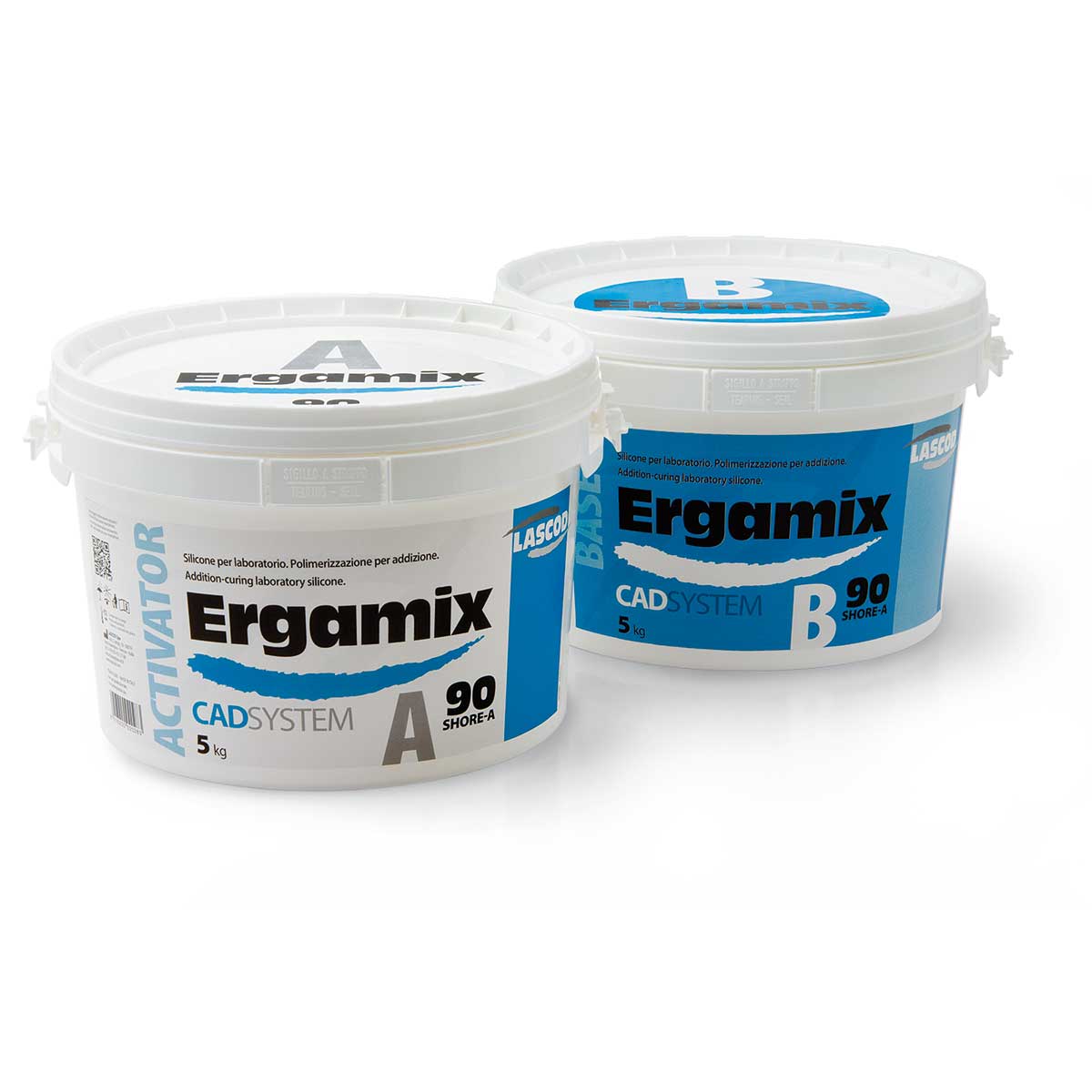 Kromopan Lascod EGX090 Ergamix 90SH Laboratory A-Silicone Base & Activator 5 Kg