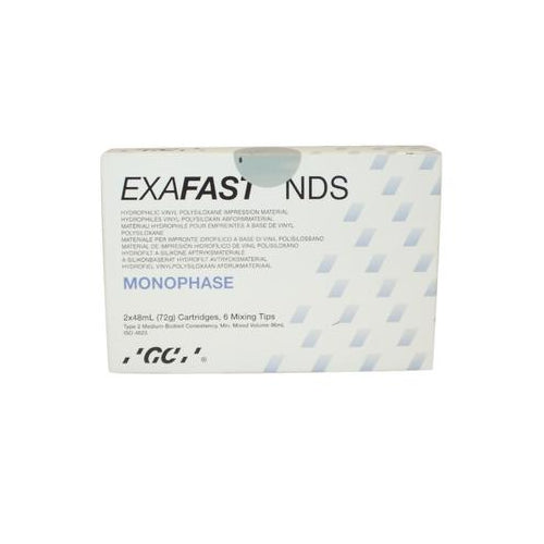 GC 137407 Exafast NDS VPS Impression Material Monophase Fast Set 48 mL 2/Pk