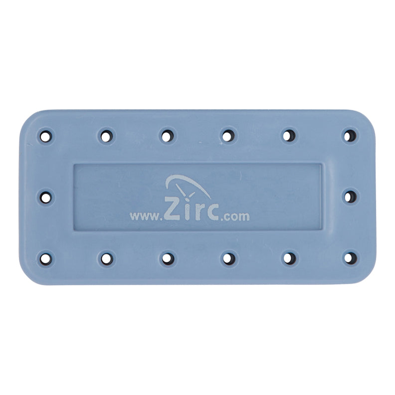 Zirc Dental 50Z403B Magnetic Bur Block 14 Hole Blue Microban Autoclavable