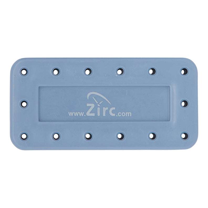 Zirc Dental 50Z403B Magnetic Bur Block 14 Hole Blue Microban Autoclavable