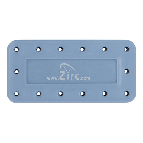 Zirc Dental 50Z403B Magnetic Bur Block 14 Hole Blue Microban Autoclavable