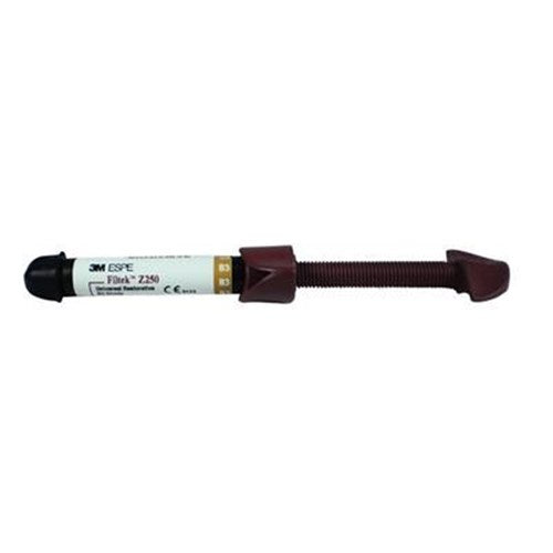 3M ESPE 1370B3 Z250 Universal Microhybrid Restorative Composite Syringe B3 4 Gm