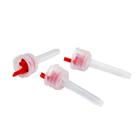 Dentsply 778217V HP Mixing Tips 6.5 mm Red Low Viscosity Wash Material 48/Pk