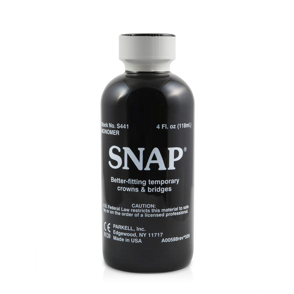 Parkell S441 SNAP Temporary Crown & Bridge Material Acrylic Liquid 4 Oz Bottle