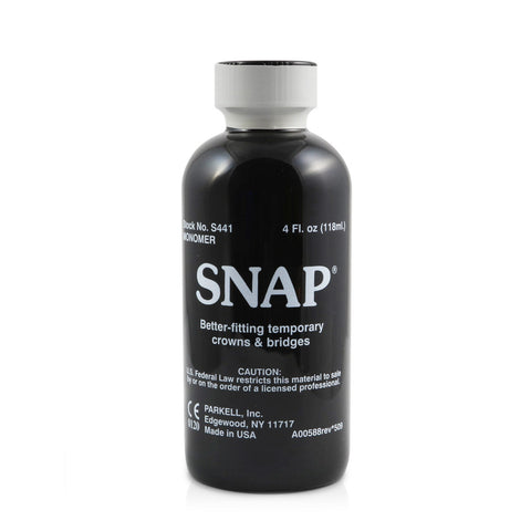 Parkell S441 SNAP Temporary Crown & Bridge Material Acrylic Liquid 4 Oz Bottle