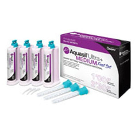 Dentsply 678674 Aquasil Ultra+ Smart Wetting Material Medium Body Fast Set 4/Pk