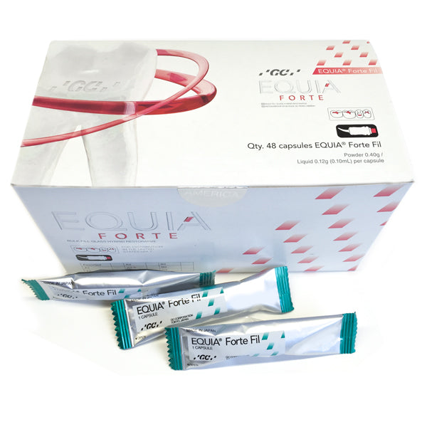 GC 004371 Equia Fil Aesthetic Posterior Restorative Capsules A1 48/Pk 452010