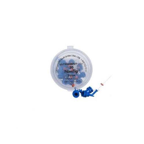 Ultradent 1250 NaviTip Delivery Tips 30 Gauge 25mm Blue 20/Pk