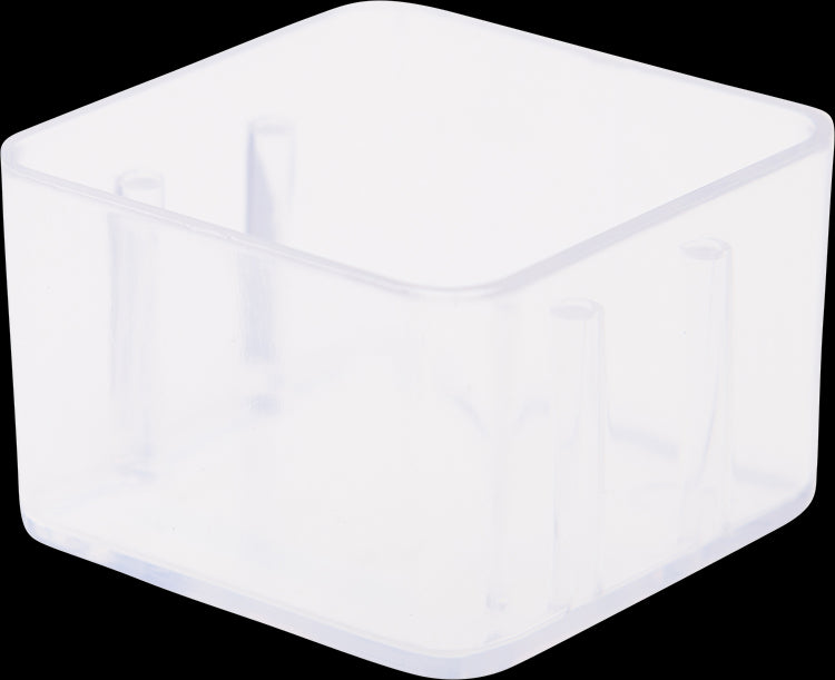 Zirc Dental 50Z401 Bur Block Magnetic 8 Hole Cover 1'' Clear Plastic