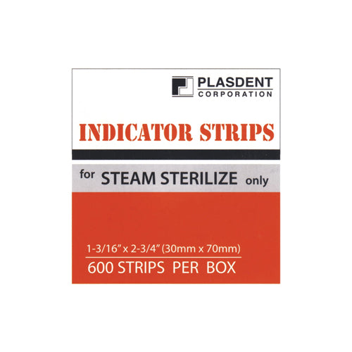 Plasdent IDS30-70 Indicator Strips Steam Sterilize 1 3/16" X 2.75" 600/Pk