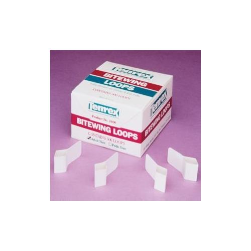 Flow X-Ray Dental 15725 Loop-Ez Bitewing Paperboard Loops Adult 1500/Bx