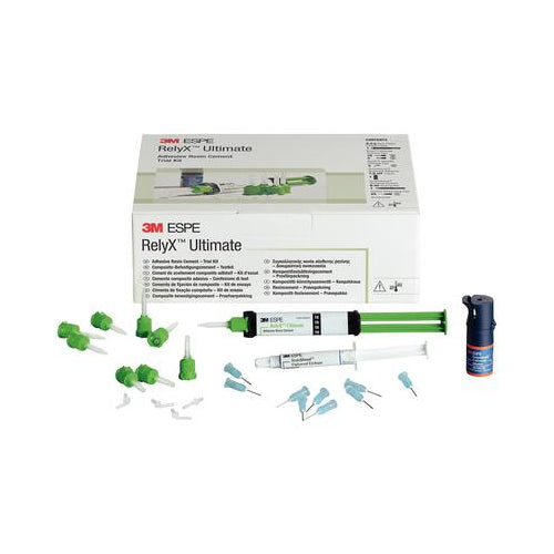 3M ESPE 56892 RelyX Ultimate Adhesive Resin Cement Syringe Trial Kit Translucent EXP Apr 2023