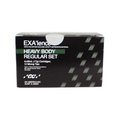 GC 137004 EXA'lence VPES Impression Material Regular Body Heavy Set 48 mL 4/Pk