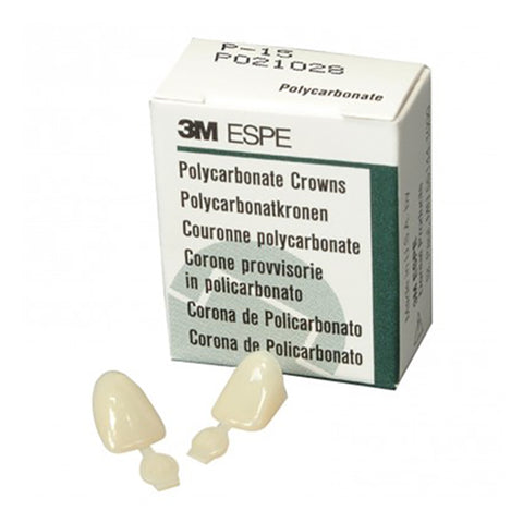 3M ESPE P36 Polycarbonate 36 Upper and Lower Left Cuspid Dental Crown Forms 5/Bx