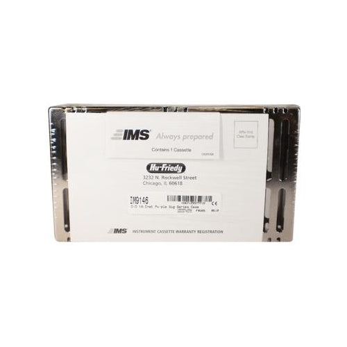 Hu-Friedy IM9146 IMS Sterilization Cassette Two Tier 14 Instruments Purple
