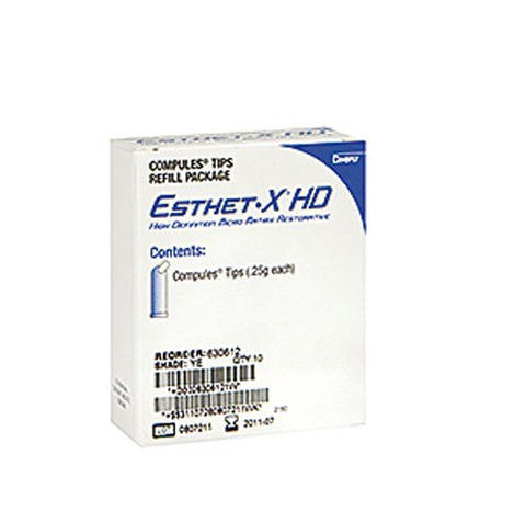 Dentsply 630620 Esthet-X HD Micro Matrix Universal Restorative Composite Compules 20/Pk A3.5 EXP Dec 2024