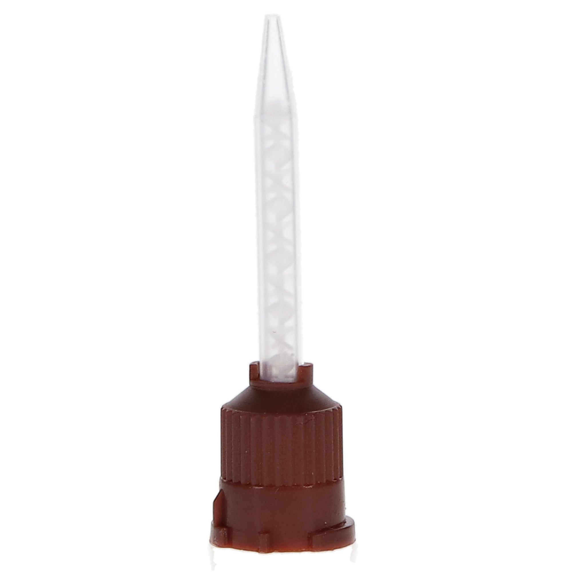 House Brand Dentistry 100613 Mixing Tips for Temporary Dental Cement Brown 25/Pk